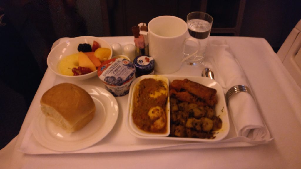 Business Class Meal