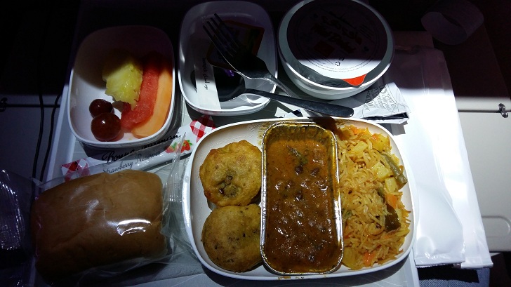 Emirates Asian Veg Meal - DXB to CDG